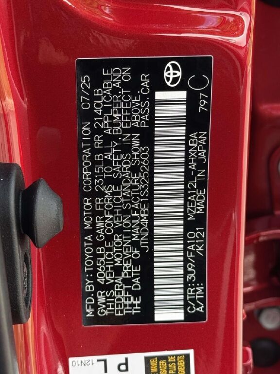 2025 Toyota Corolla Hatchback SE Fredericksburg VA