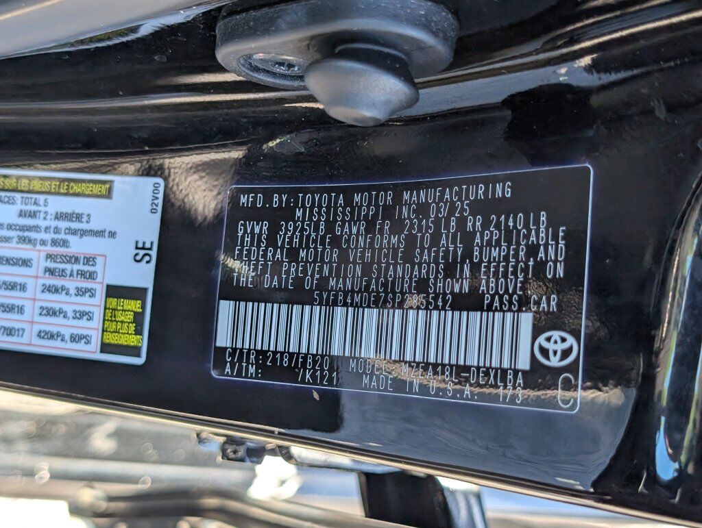 2025 Toyota Corolla LE Cockeysville MD