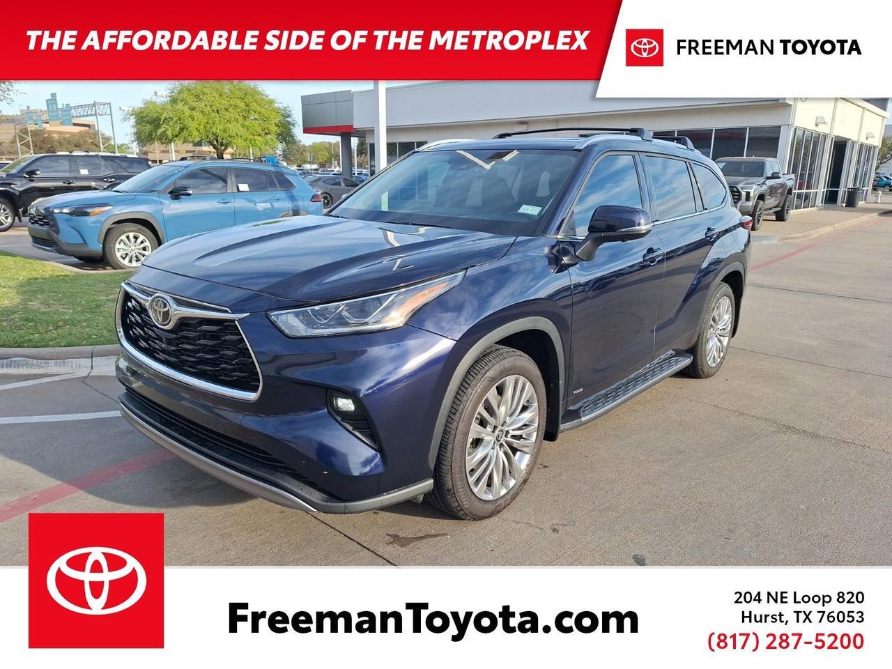 2025 Toyota Highlander Hybrid Platinum Hurst TX