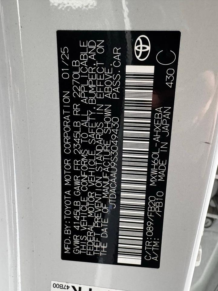 2025 Toyota Prius LE Fredericksburg VA