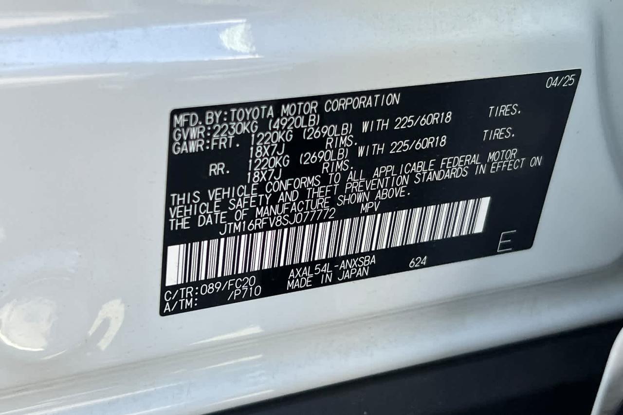 2025 Toyota RAV4 Hybrid SE Roseville CA