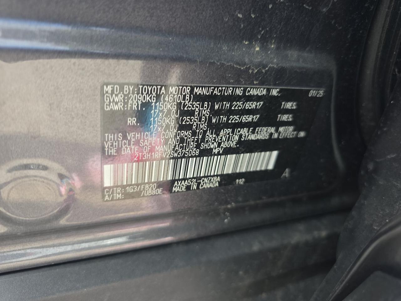 2025 Toyota RAV4 LE Stafford VA