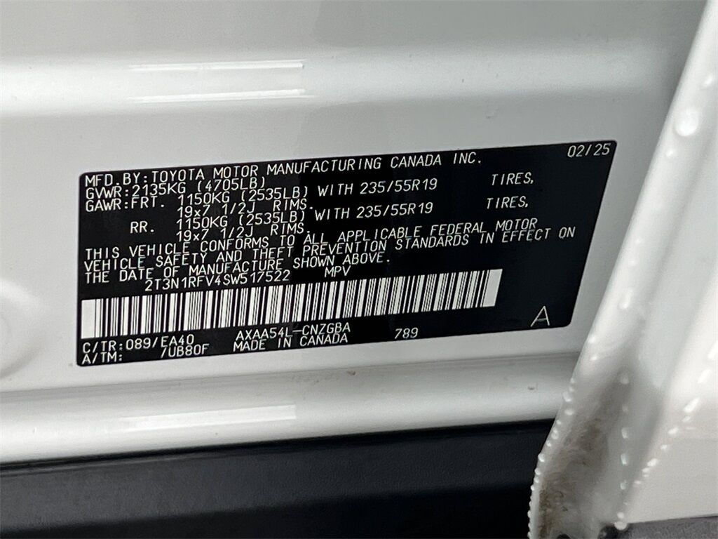 2025 Toyota RAV4 Limited Cockeysville MD