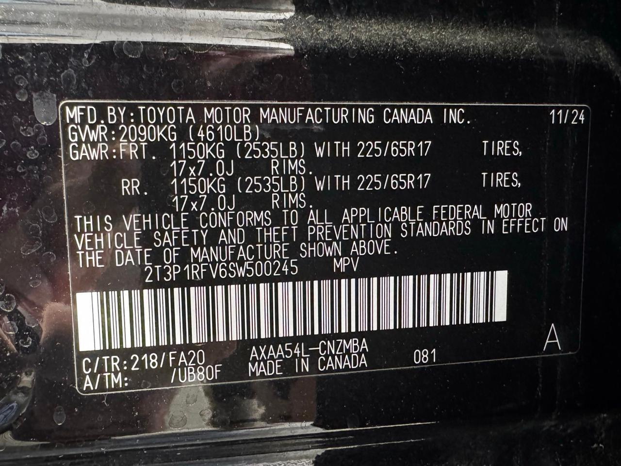 2025 Toyota RAV4 XLE Fredericksburg VA