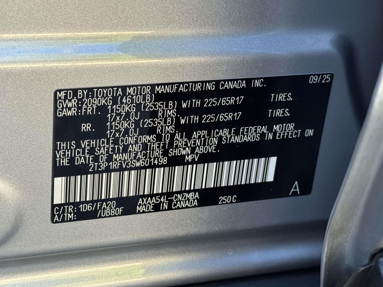 2025 Toyota RAV4 XLE Fredericksburg VA