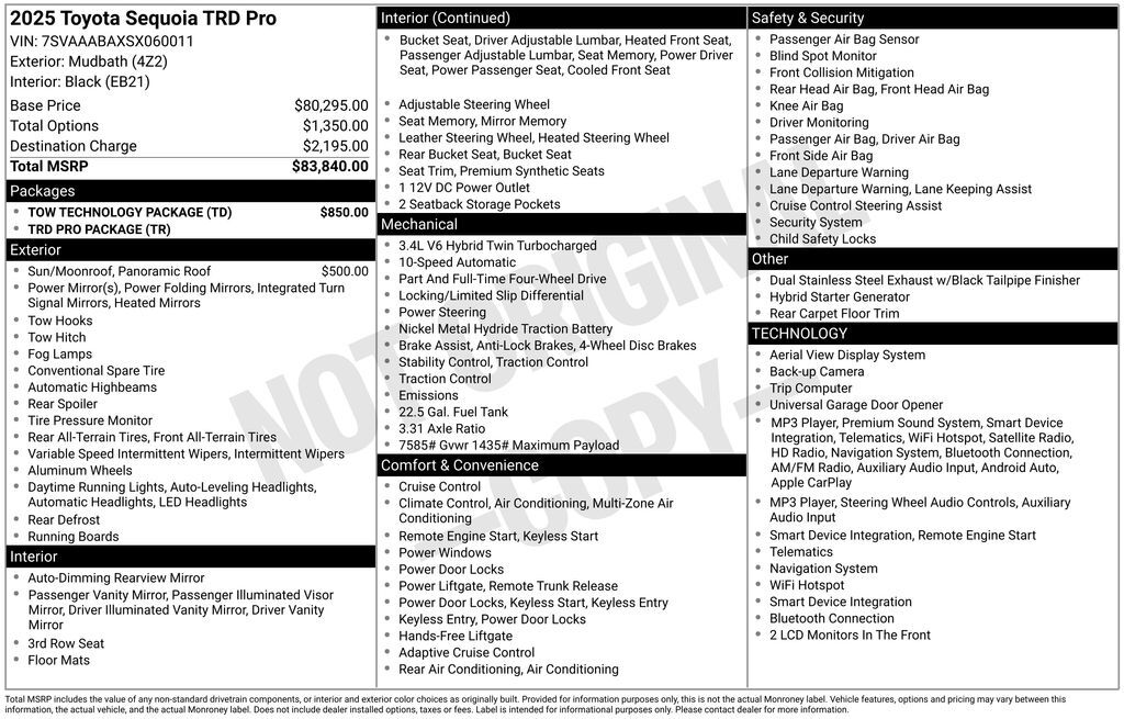 2025 Toyota Sequoia TRD Pro