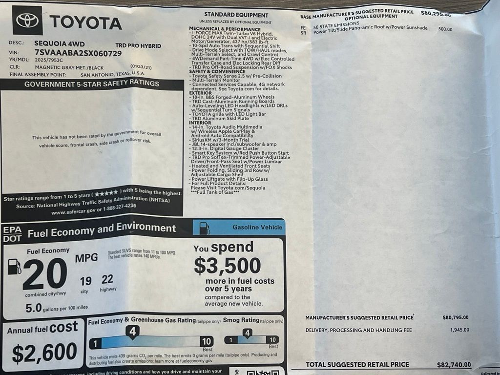 2025 Toyota Sequoia TRD Pro West Valley UT