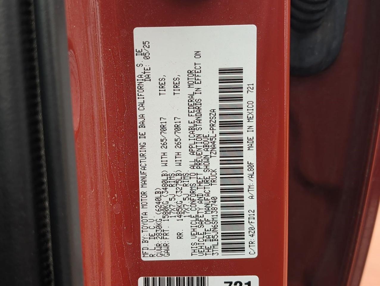 2025 Toyota Tacoma 4WD TRD Off-Road San Juan TX