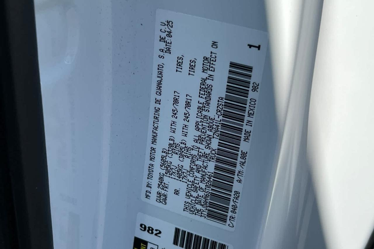 2025 Toyota Tacoma SR Roseville CA