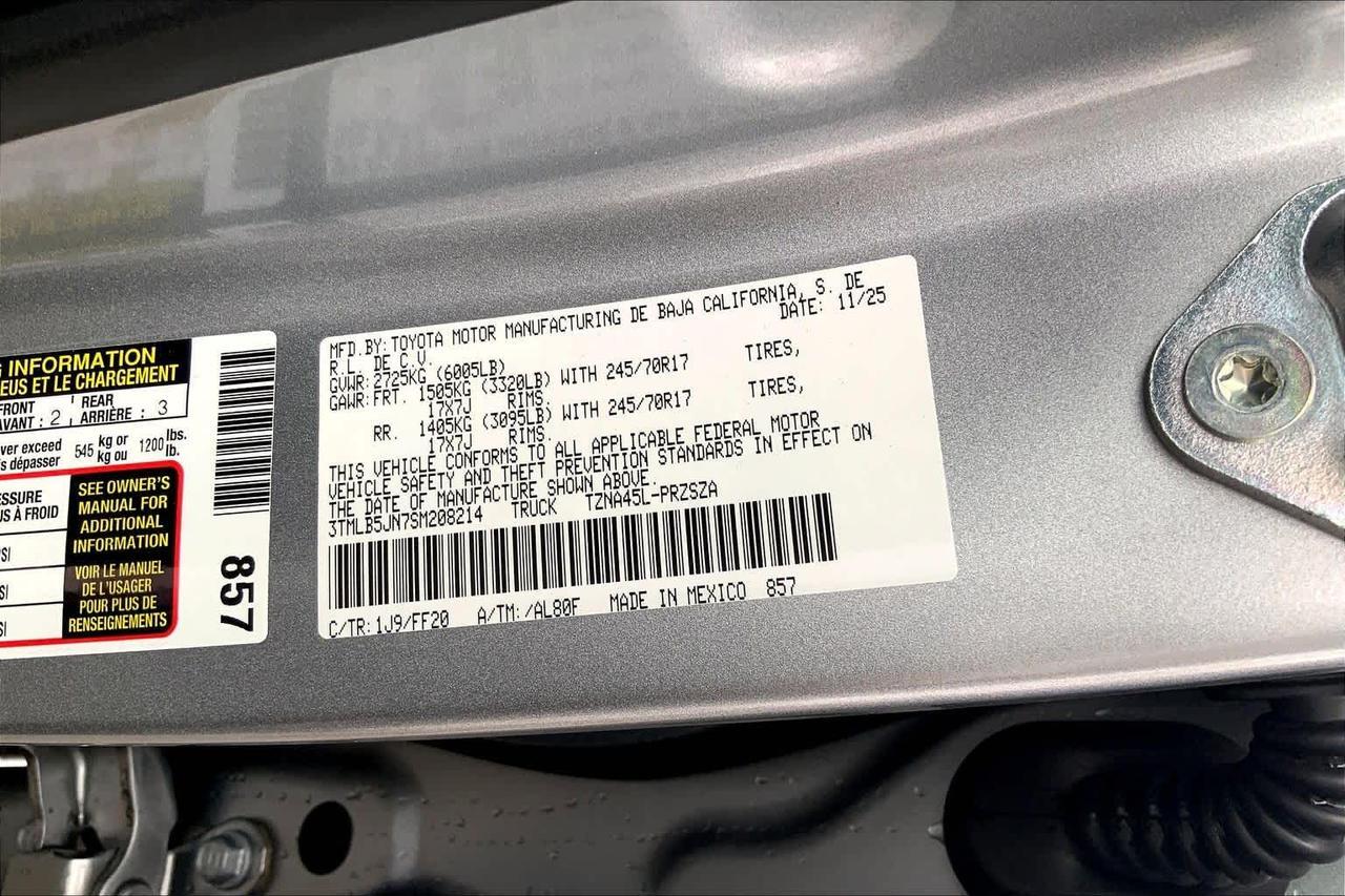 2025 Toyota Tacoma SR5 Folsom CA