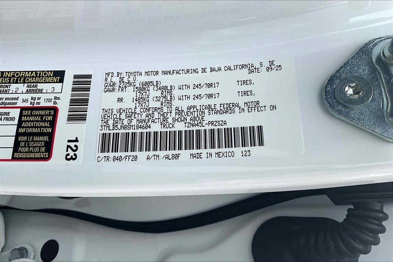 2025 Toyota Tacoma SR5 Folsom CA