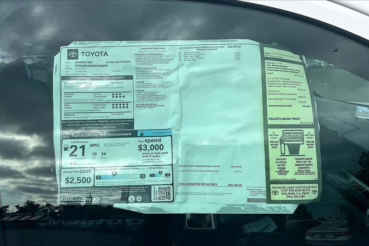 2025 Toyota Tacoma SR5 Folsom CA