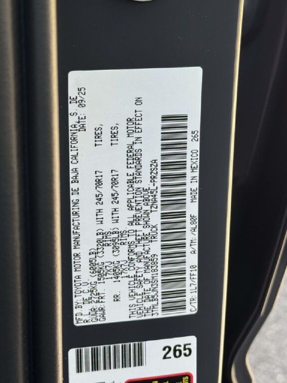 2025 Toyota Tacoma SR5 Fredericksburg VA