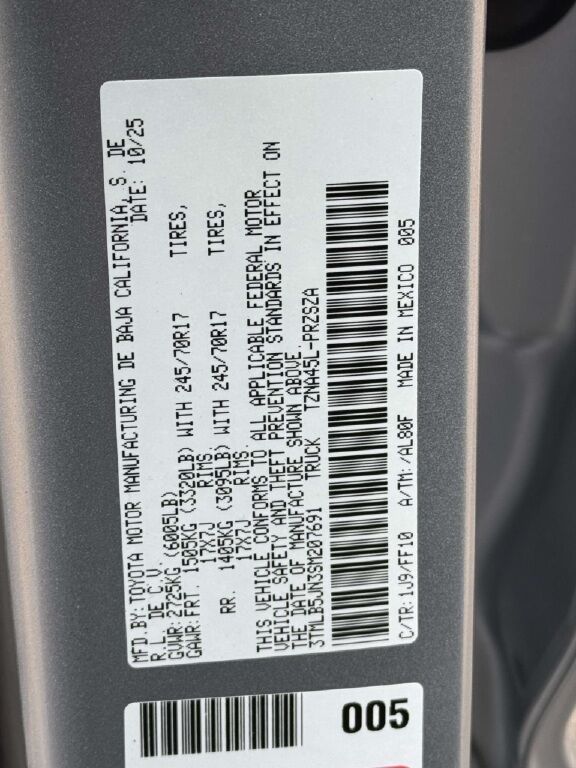 2025 Toyota Tacoma SR5 Fredericksburg VA