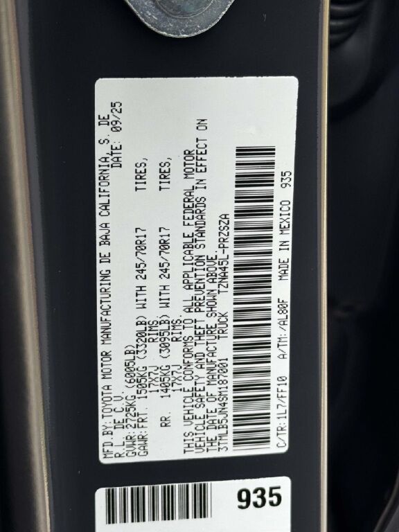 2025 Toyota Tacoma SR5 Fredericksburg VA