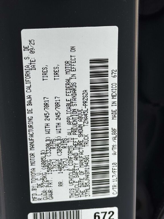 2025 Toyota Tacoma SR5 Fredericksburg VA