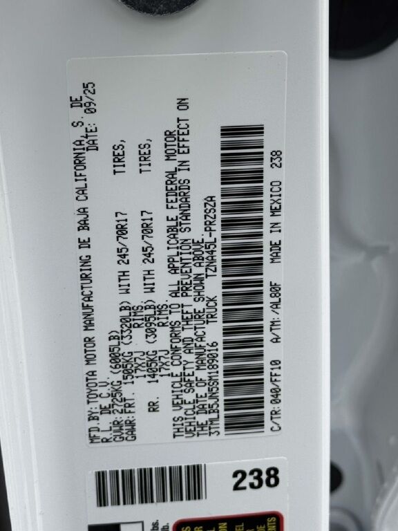 2025 Toyota Tacoma SR5 Fredericksburg VA