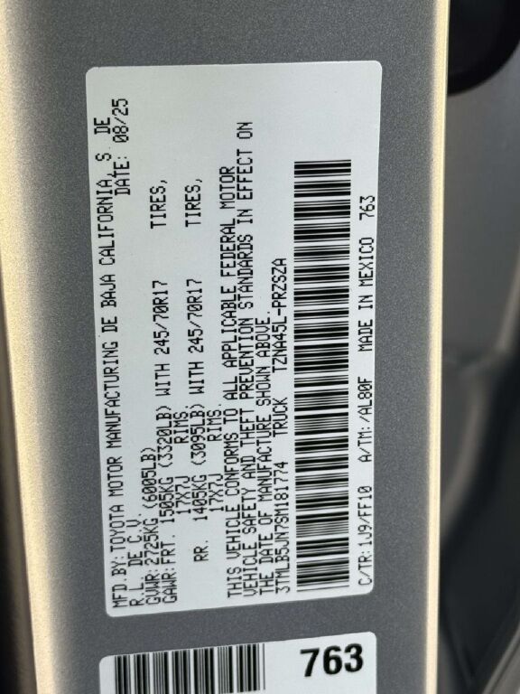 2025 Toyota Tacoma SR5 Fredericksburg VA