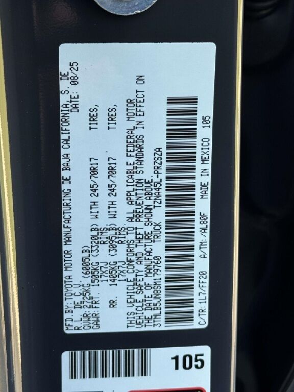 2025 Toyota Tacoma SR5 Fredericksburg VA
