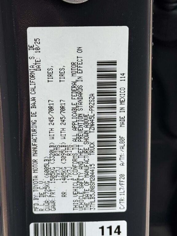 2025 Toyota Tacoma SR5 Fredericksburg VA