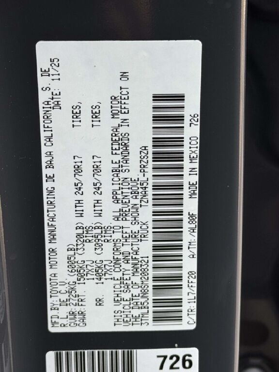 2025 Toyota Tacoma SR5 Fredericksburg VA