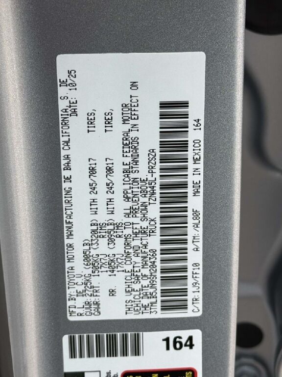 2025 Toyota Tacoma SR5 Fredericksburg VA