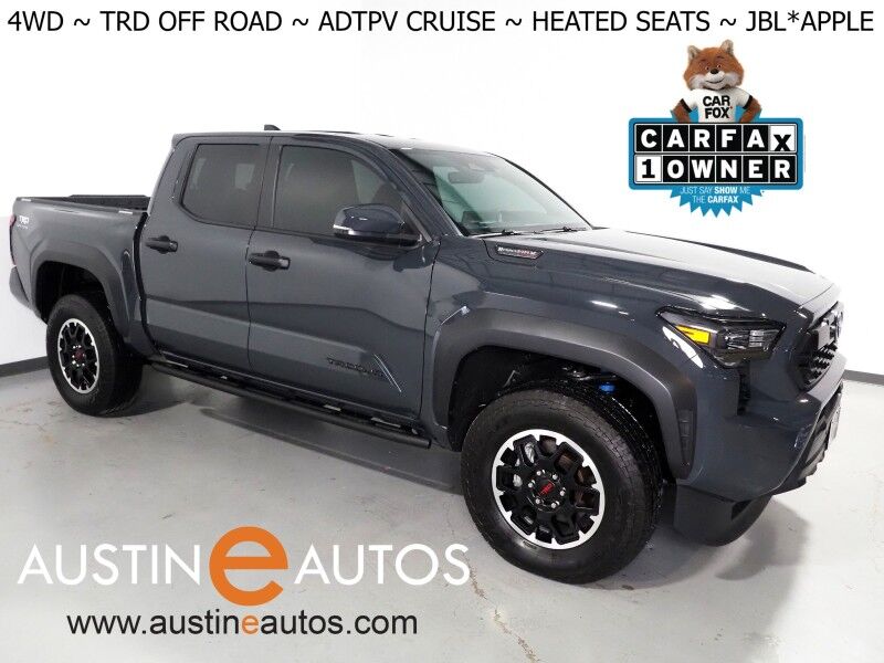 2025 Toyota Tacoma TRD Off Road Hybrid 4WD *TRD OFF ROAD UPGRADE PKG, ADAPTIVE CRUISE, SAFTEY ALERTS, BACKUP-CAMERA, 14 INCH DISPLAY, HEATED SEATS/STEERING, KEYLESS ENTRY, JBL AUDIO, WIRELESS CHARGING, ANDROID & APPLE