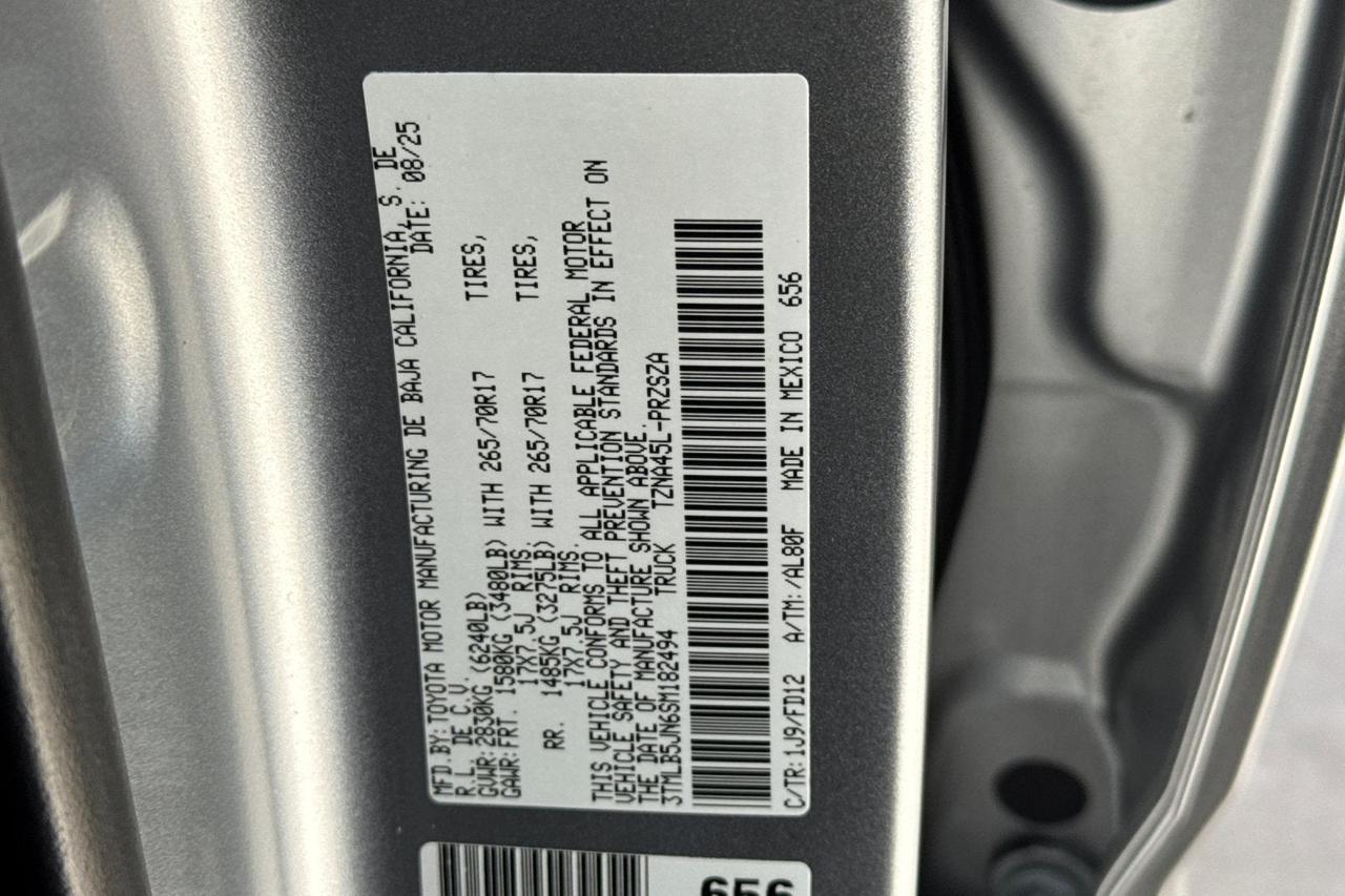 2025 Toyota Tacoma TRD Off Road Roseville CA
