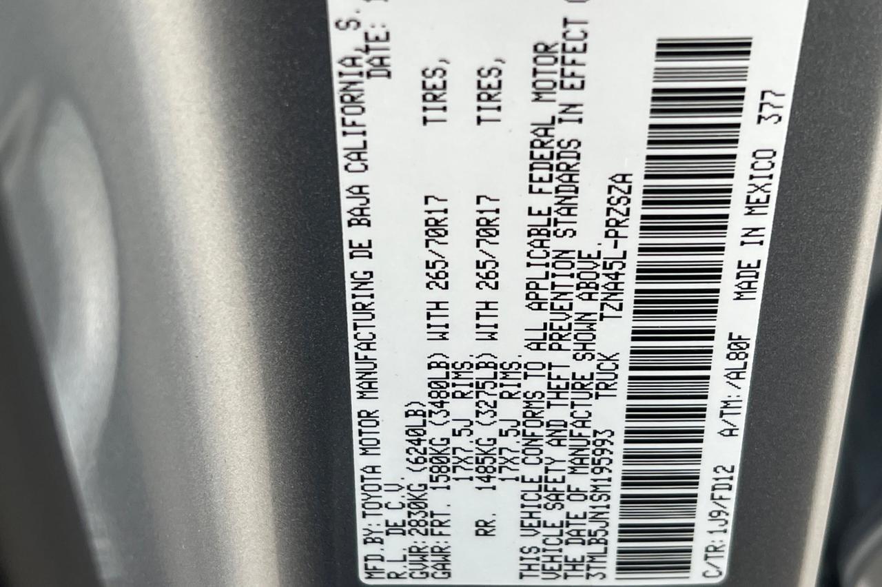 2025 Toyota Tacoma TRD Off-Road Ontario OR