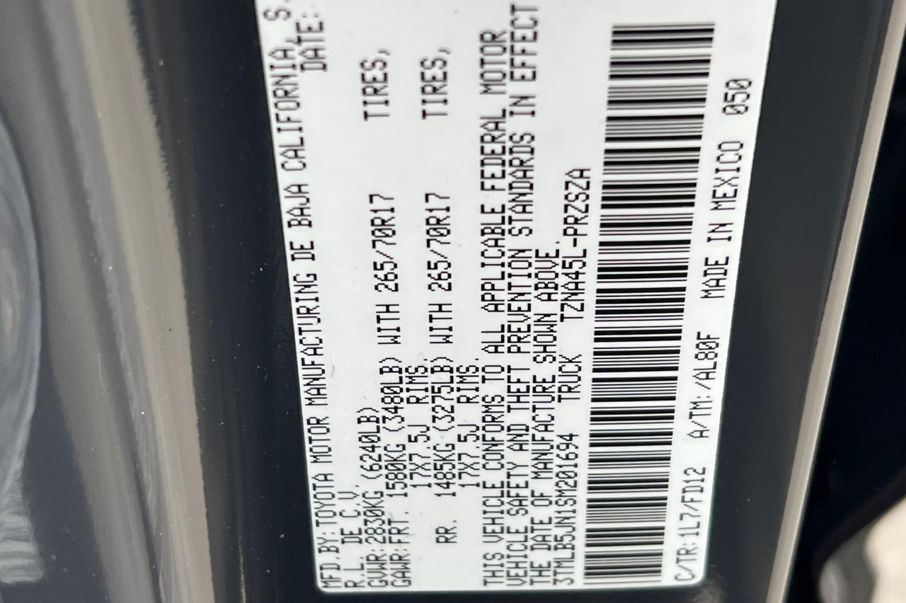 2025 Toyota Tacoma TRD Off-Road Ontario OR