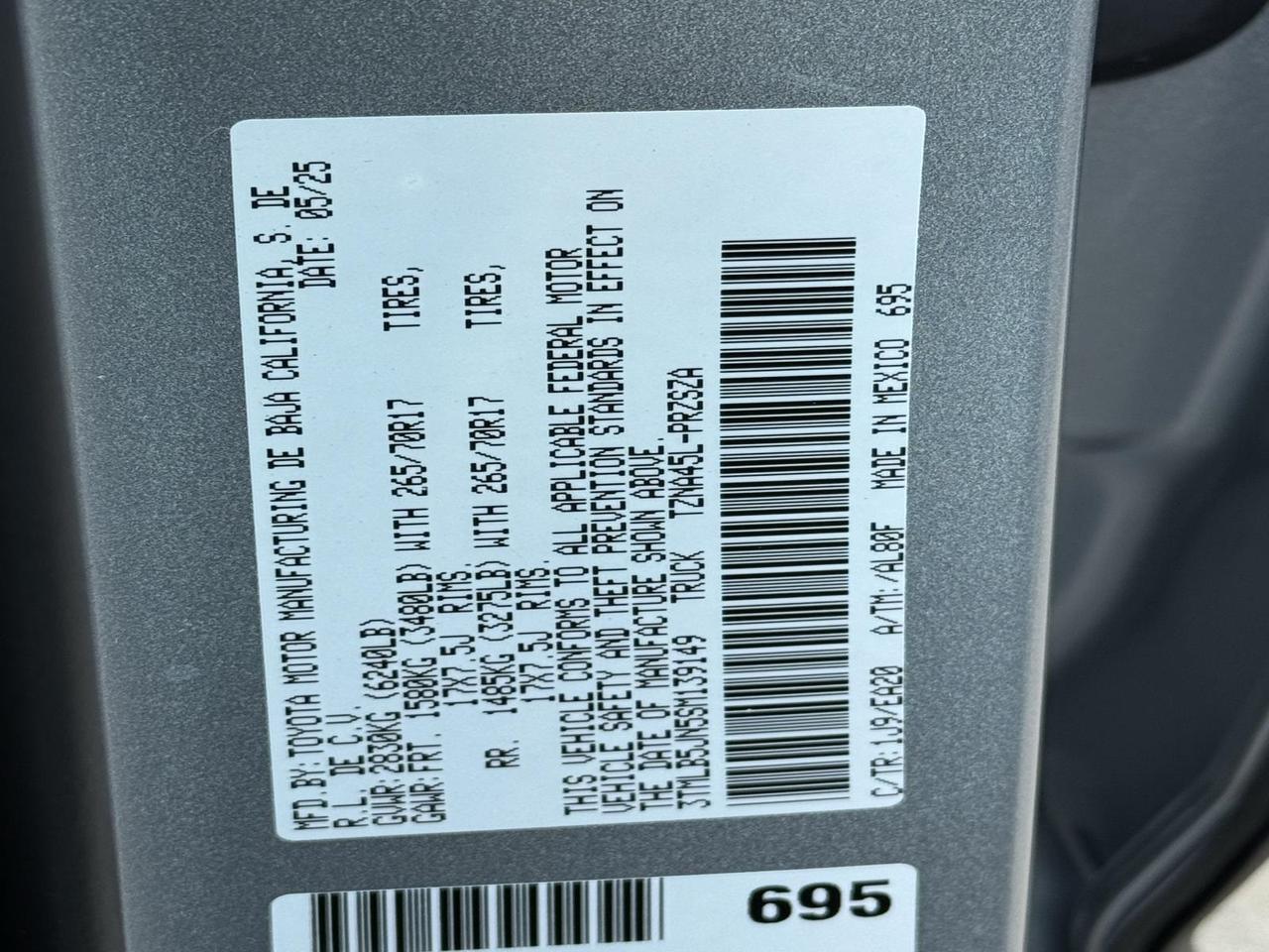 2025 Toyota Tacoma TRD Off-Road Fredericksburg VA