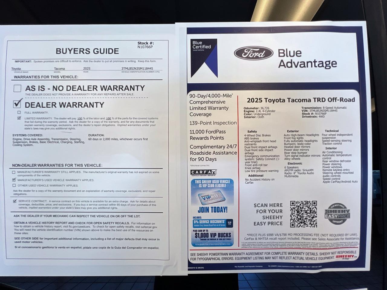 2025 Toyota Tacoma TRD Off-Road Richmond VA