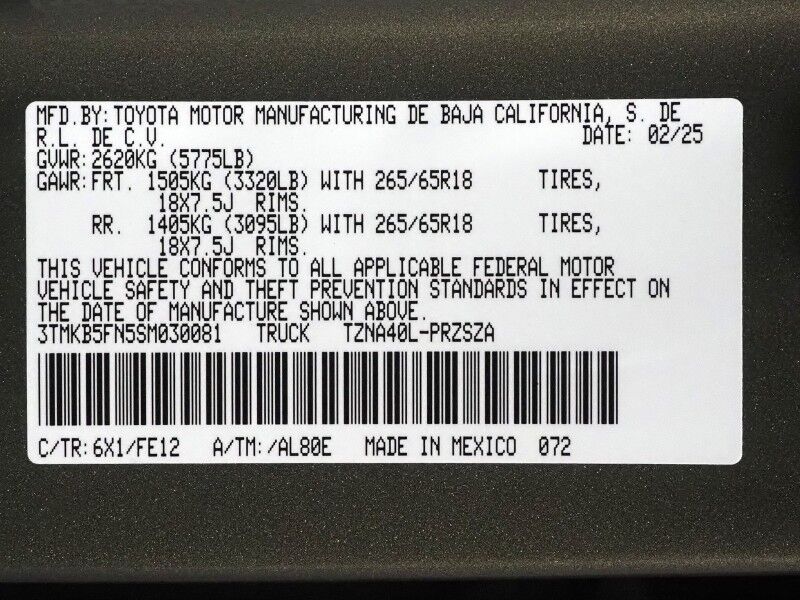 2025 Toyota Tacoma TRD Sport Double Cab RWD *NAVIGATION, ADAPTIVE CRUISE, SAFETY ALERTS, BACKUP-CAMERA, 14 INCH DISPLAY, HEATED SEATS, KEYLESS ENTRY, TONNEAU COVER, DASH CAM, LED HEADLIGHTS, ANDROID & APPLE Round Rock TX
