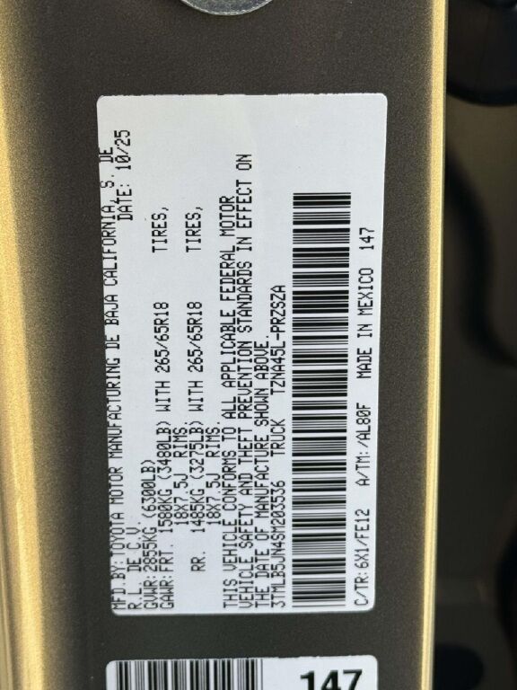 2025 Toyota Tacoma TRD Sport Long Bed Fredericksburg VA