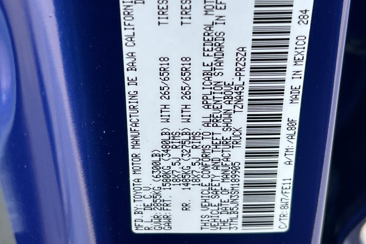 2025 Toyota Tacoma TRD Sport Ontario OR