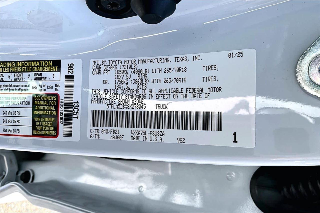 2025 Toyota Tundra SR5 Folsom CA