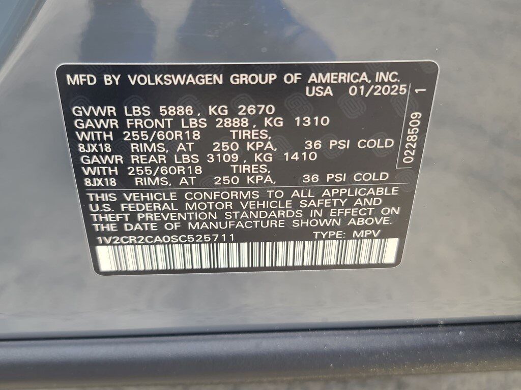 2025 Volkswagen Atlas 2.0T Peak Edition SE Springfield VA