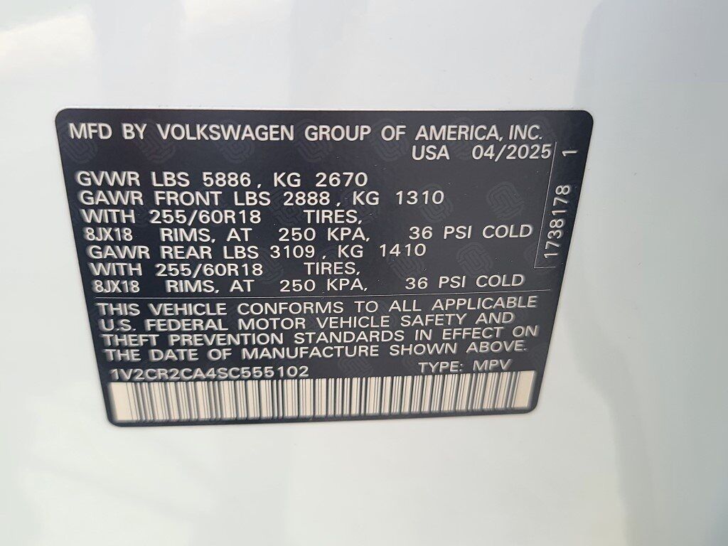2025 Volkswagen Atlas 2.0T Peak Edition SE Springfield VA