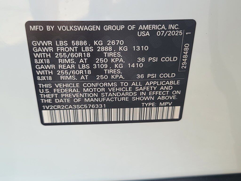 2025 Volkswagen Atlas 2.0T Peak Edition Springfield VA