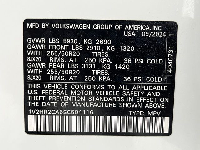 2025 Volkswagen Atlas 2.0T SE w/Technology Carrollton TX