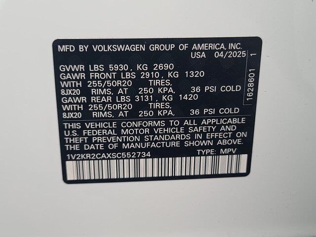 2025 Volkswagen Atlas 2.0T SE w/Technology Springfield VA