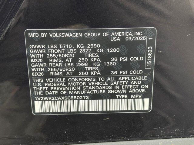 2025 Volkswagen Atlas 2.0T SE w/Technology Springfield VA