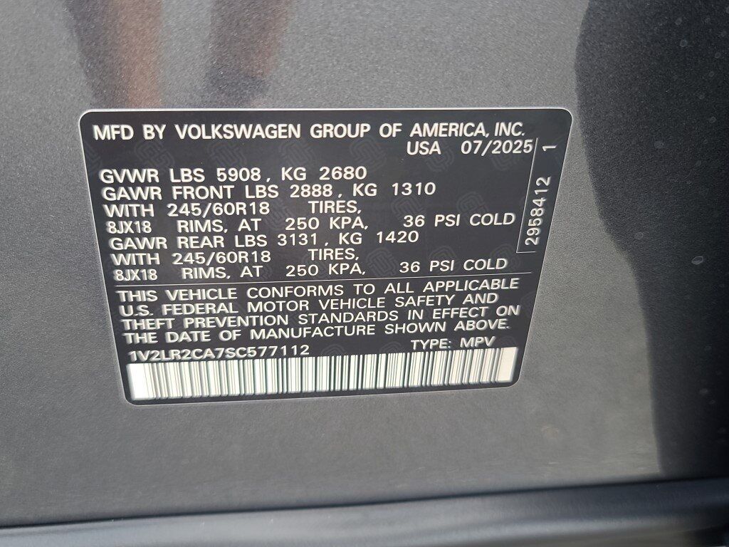 2025 Volkswagen Atlas 2.0T SE Springfield VA