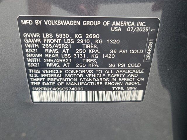2025 Volkswagen Atlas 2.0T SEL Premium R-Line Springfield VA