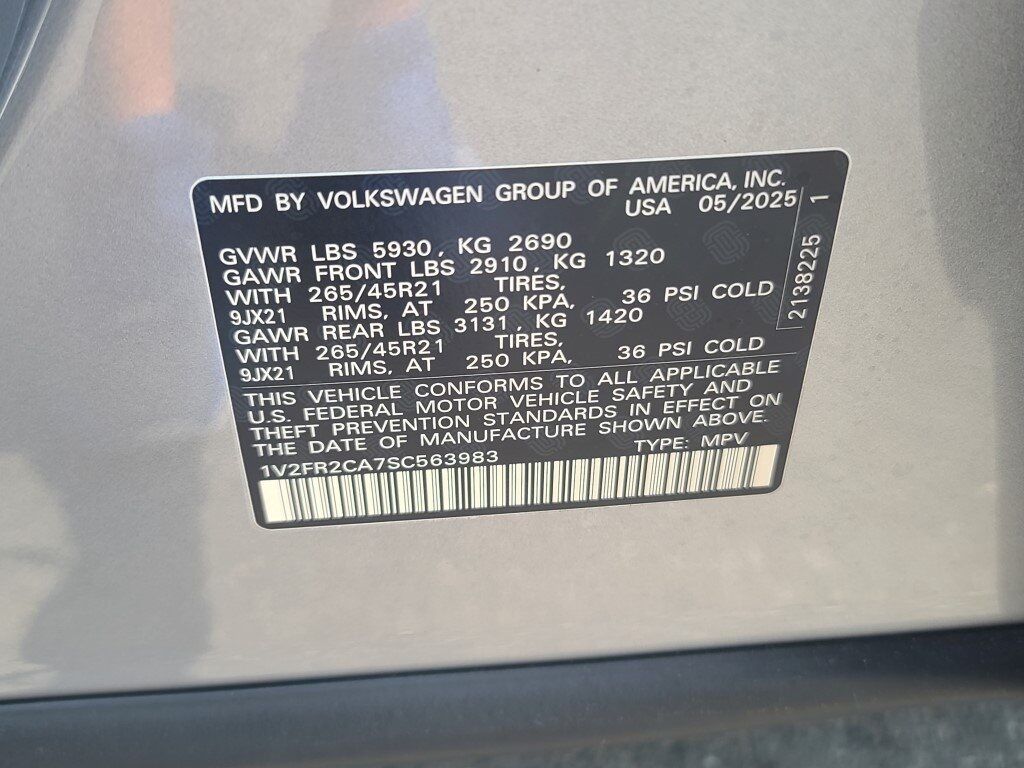 2025 Volkswagen Atlas 2.0T SEL Premium R-Line Springfield VA