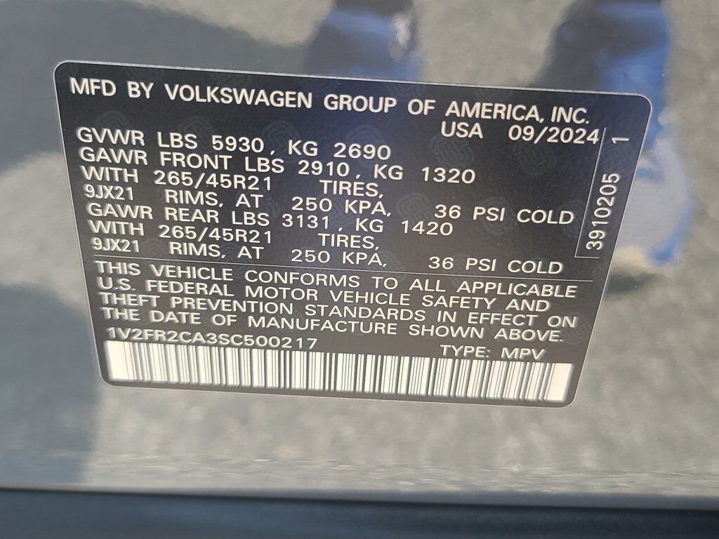 2025 Volkswagen Atlas 2.0T SEL Premium R-Line Springfield VA