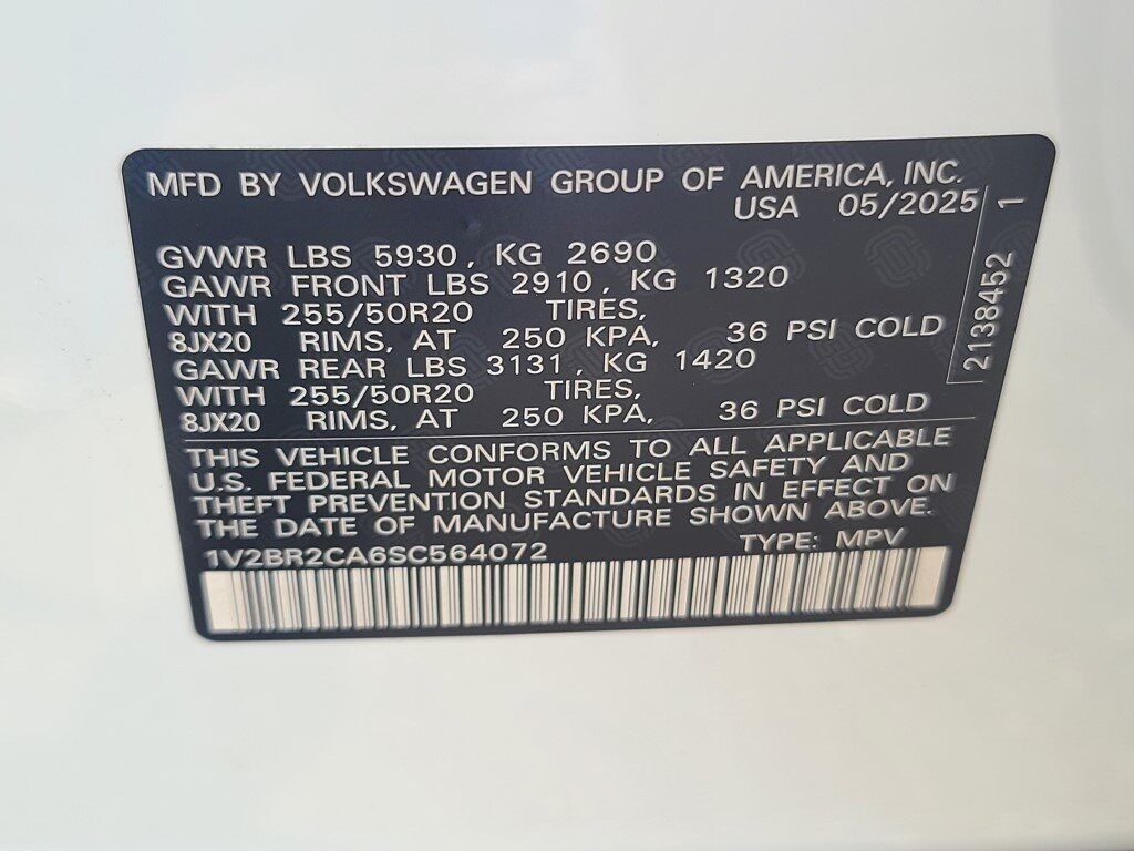 2025 Volkswagen Atlas 2.0T SEL Springfield VA