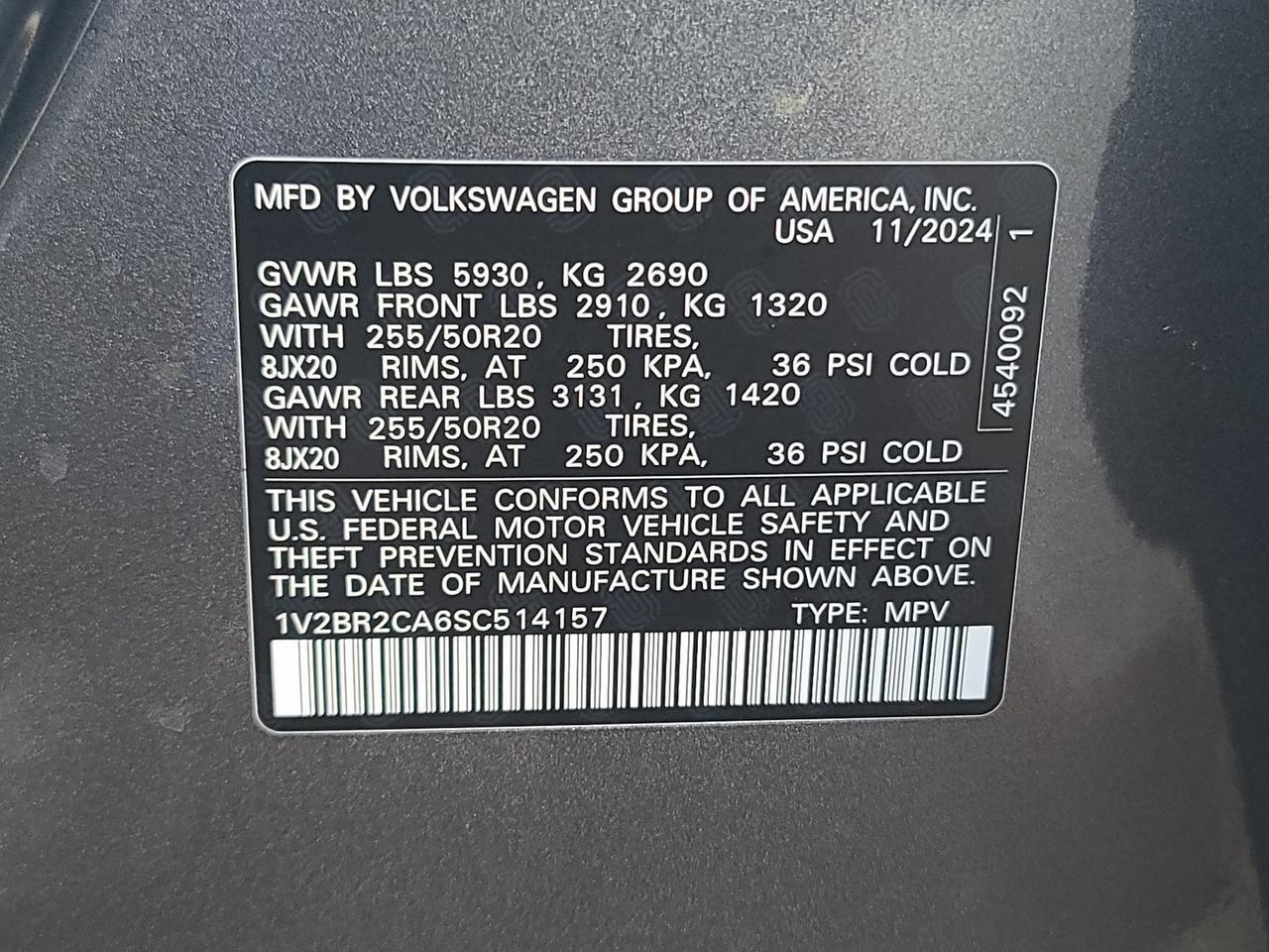 2025 Volkswagen Atlas 2.0T SEL Springfield VA