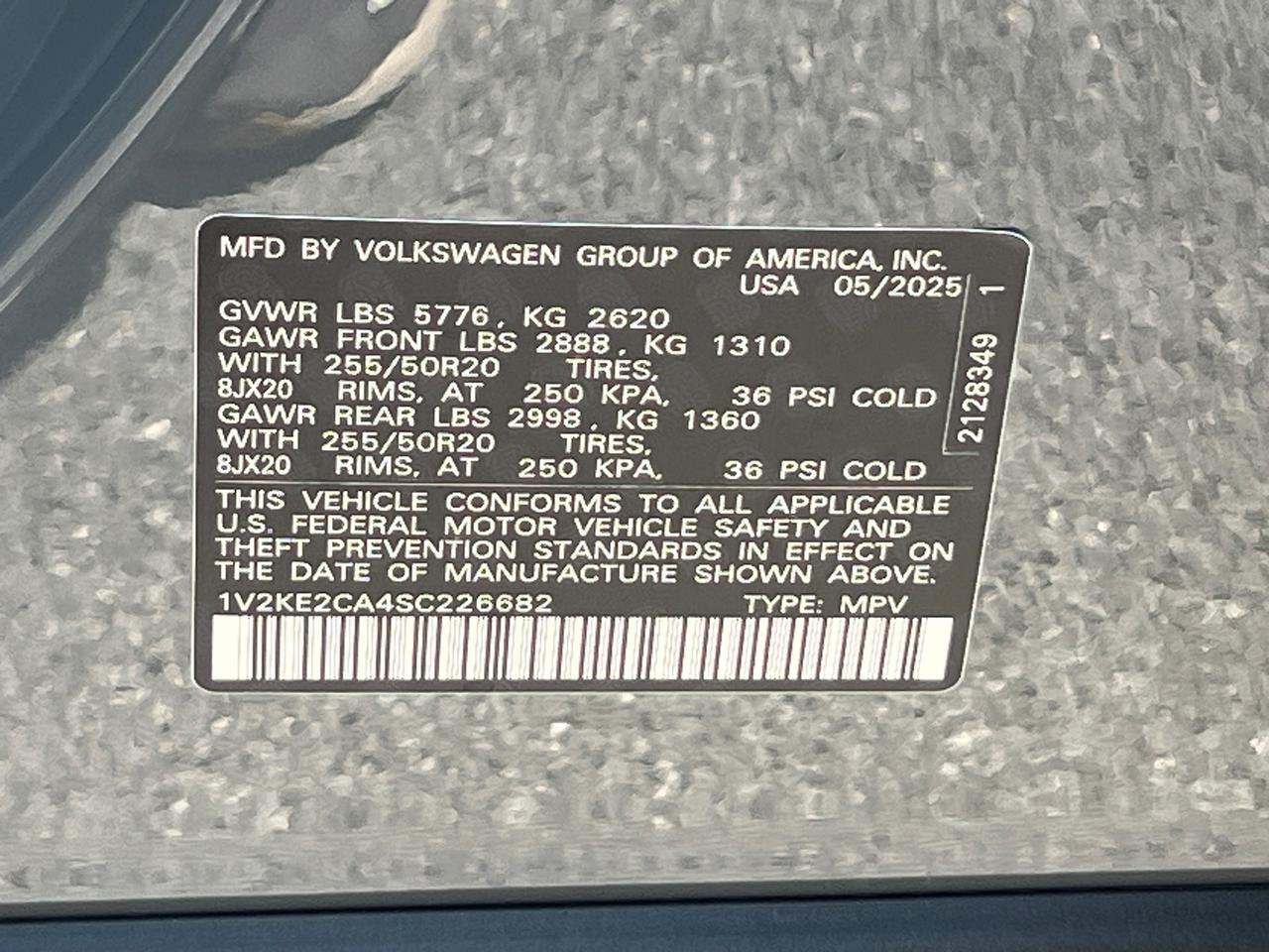 2025 Volkswagen Atlas Cross Sport 2.0T SE w/Technology Hagerstown MD