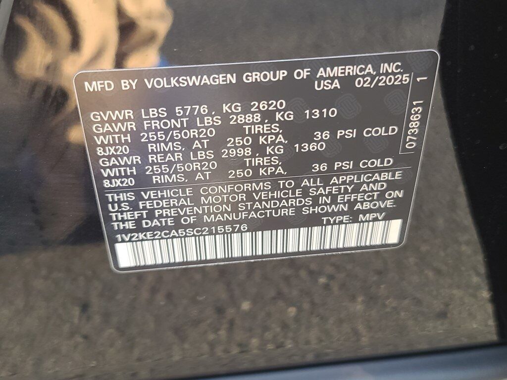 2025 Volkswagen Atlas Cross Sport 2.0T SE w/Technology Springfield VA
